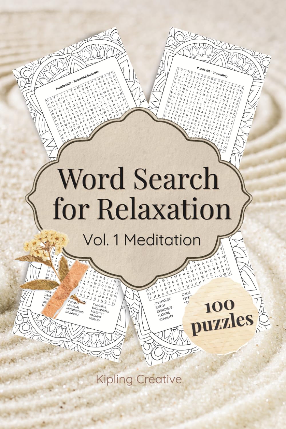 Word Search for Relaxation Vol. 1: Meditation (Relaxing Activity Books for Adults)