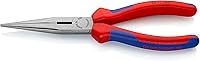 Vista 5 de KNIPEX Tools - Tijeras de electricista (9505155SBA) y alicates de punta larga con cortador, paquete multicomponente (2612200)