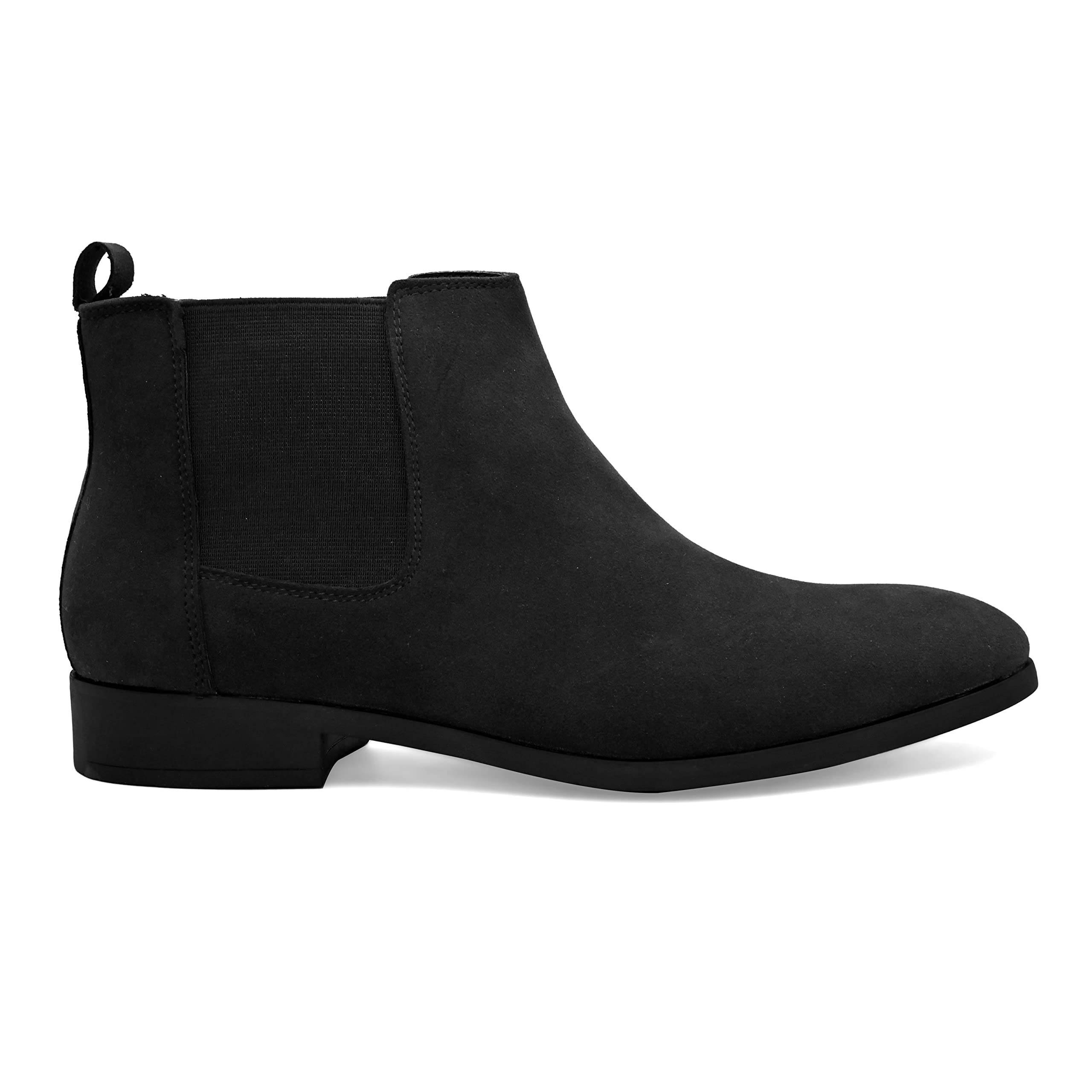 High Top Suede Boots for Men's/Slip On Wearable Anti-Slip Leather Boots for Office/Fashionable Ankle Boots for Men-image-29