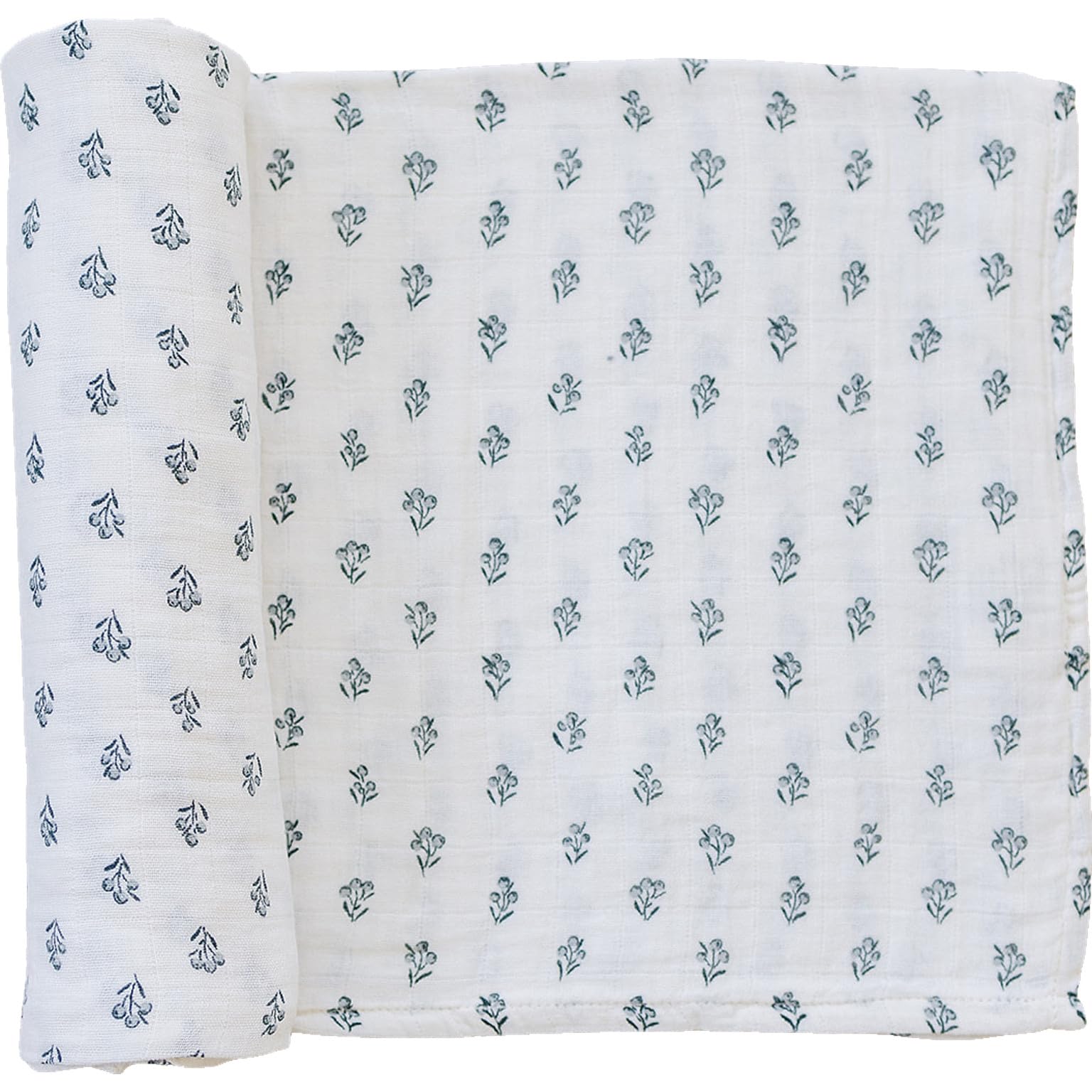 Mebie Baby Cream Berry Muslin Swaddle Blanket, Modern and Neutral, Soft, Newborn Swaddle, 0-3 Month, Comfy Wrap, Baby Essentials &amp; Gifts