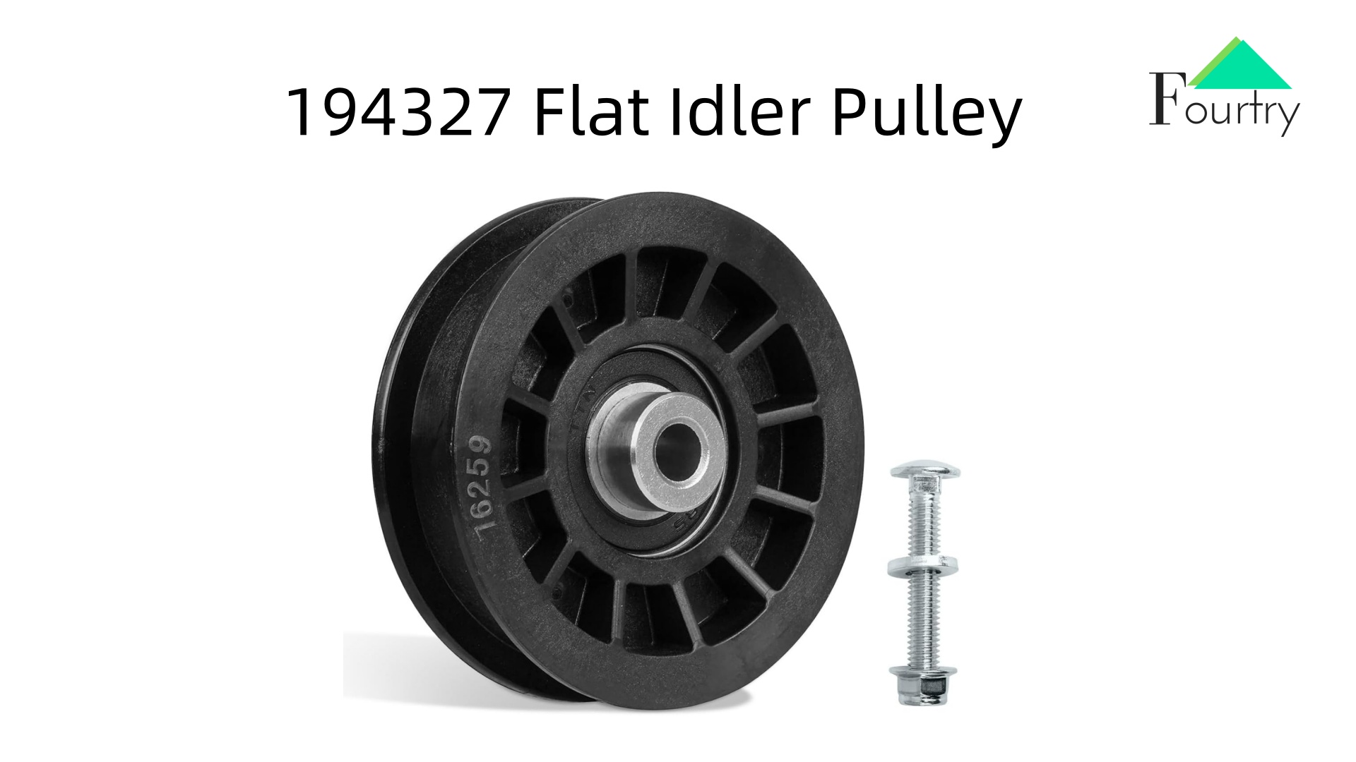 牙狼1 Amazon.com : Fourtry 194327 Flat Idler Pulley Fit for Craftsman