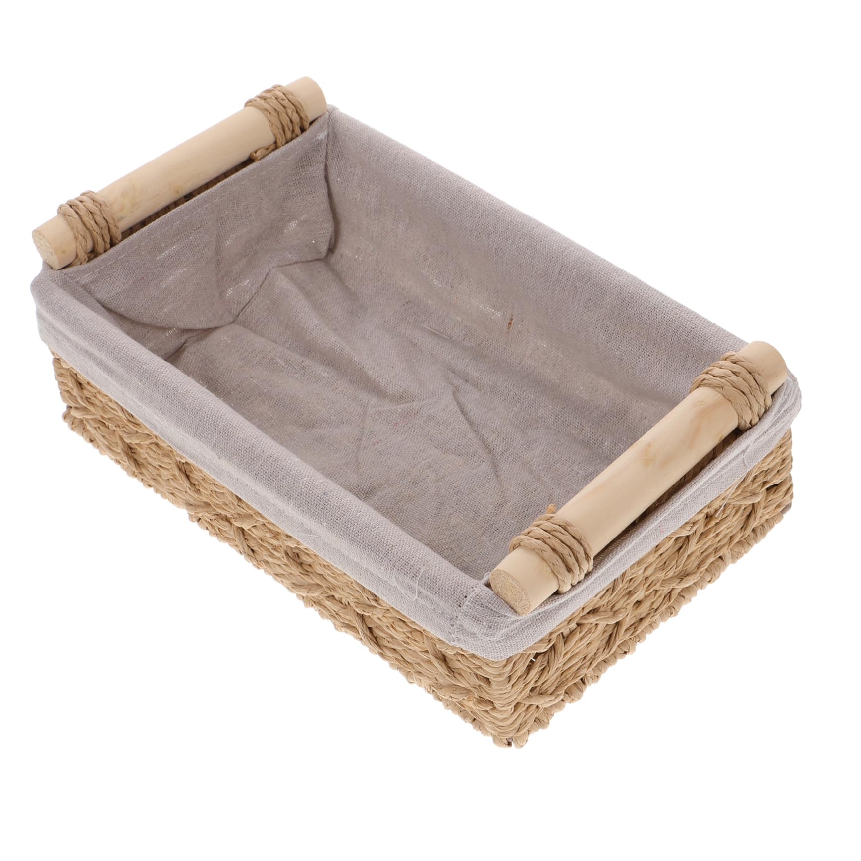 SOESFOUFU Rattan Baskets Wicker Handles Stylish Storage Baskets for Home Decor and Organizing