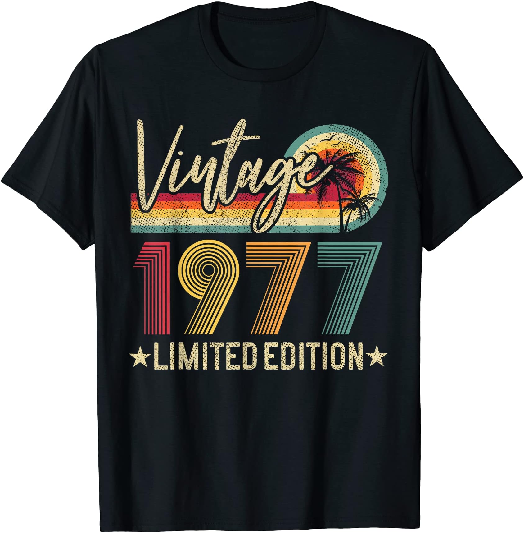 48th Birthday Vintage 1977 Men Women - Retro48th Birthday Vintage 1977 Men Women 48 Years Old Retro T-ShirtOEKO-TEX STANDARD 100