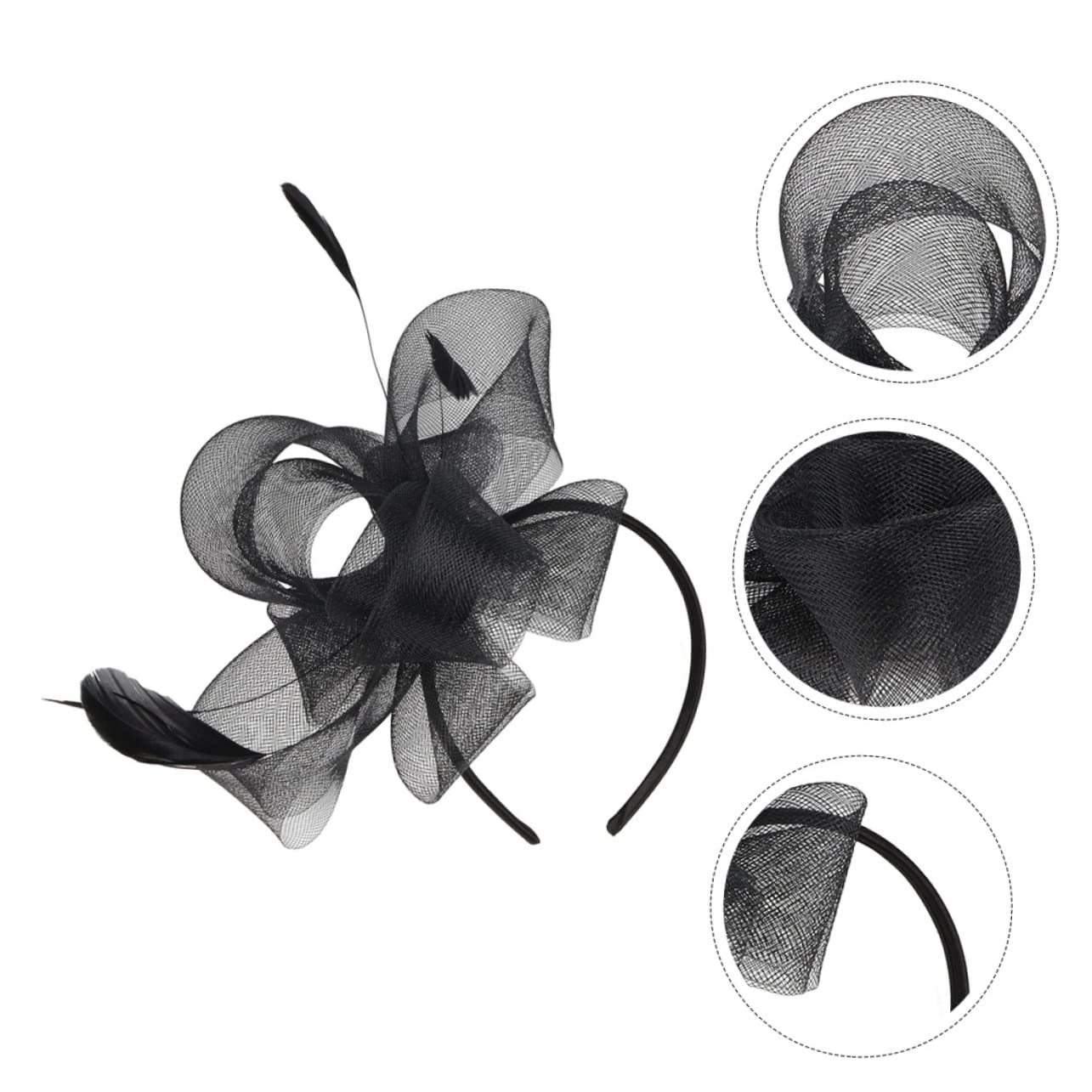 minkissy 3juegos Fascinator De Mujer y Accesorio Para Cabello Para Té y Cócteles Sombrero Elegante Para Eventos Especiales y Fiestas