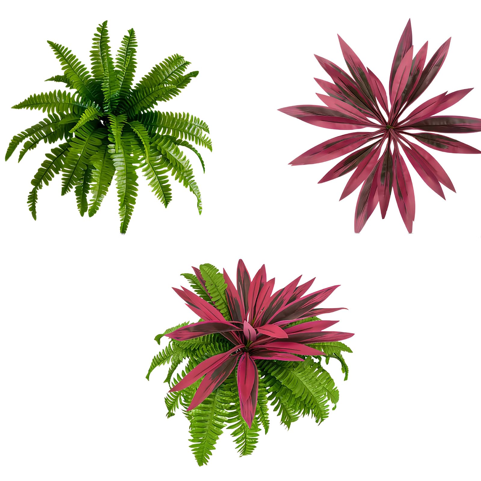 Kaeltsyn Realistic Simulation Dracaena Plant Simulation Cordyline for Wedding Party Centerpieces Home Flower Arrangement Wedding Blossomy Decoration