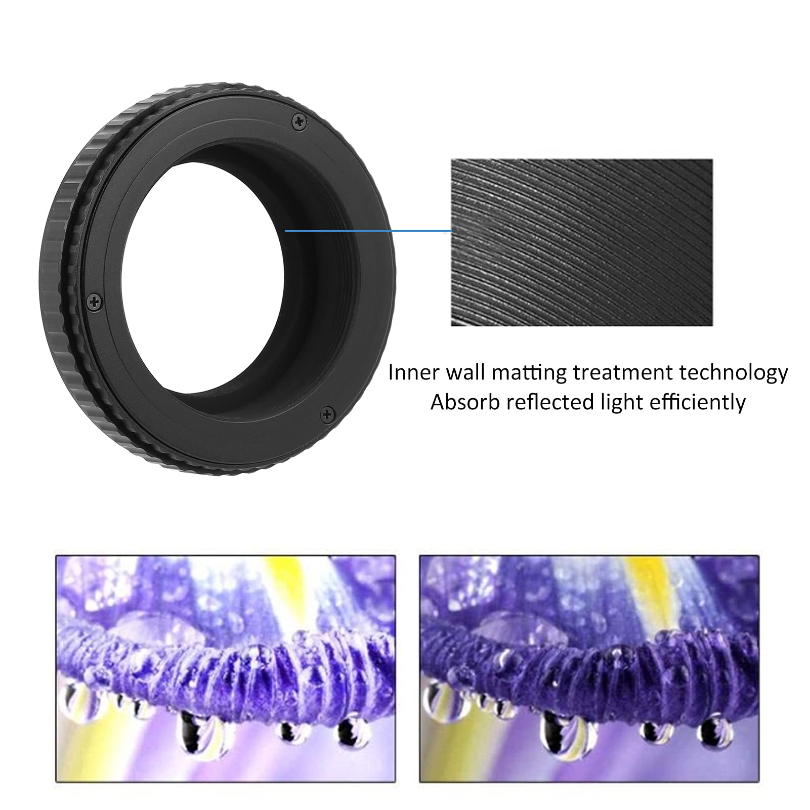 Optimierter Helicoid Ringadapter für M42 auf M39 Kamera mit 10-15 mm Fokussierbereich und 5 mm Einstellbarer Abstand
