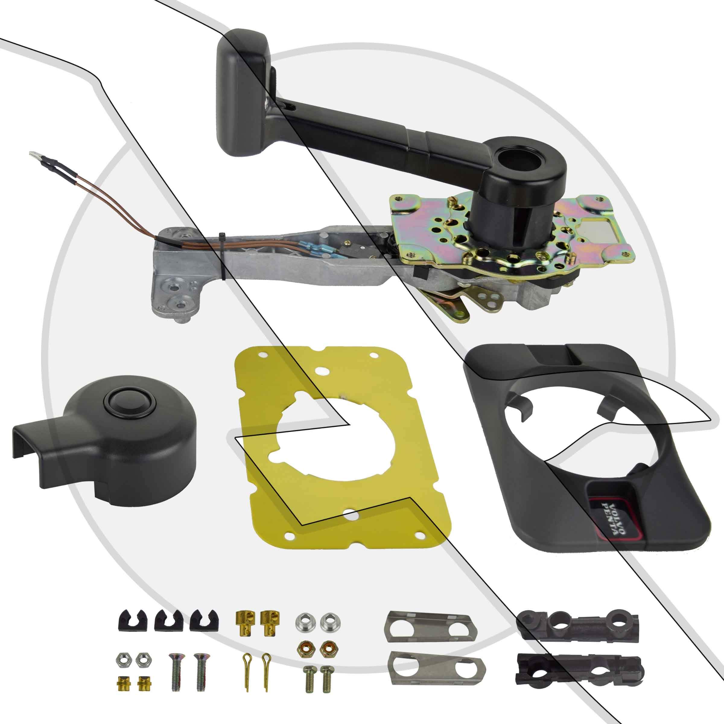 Volvo Penta Engine Concealed Side Mount Throttle Shift Lever Control