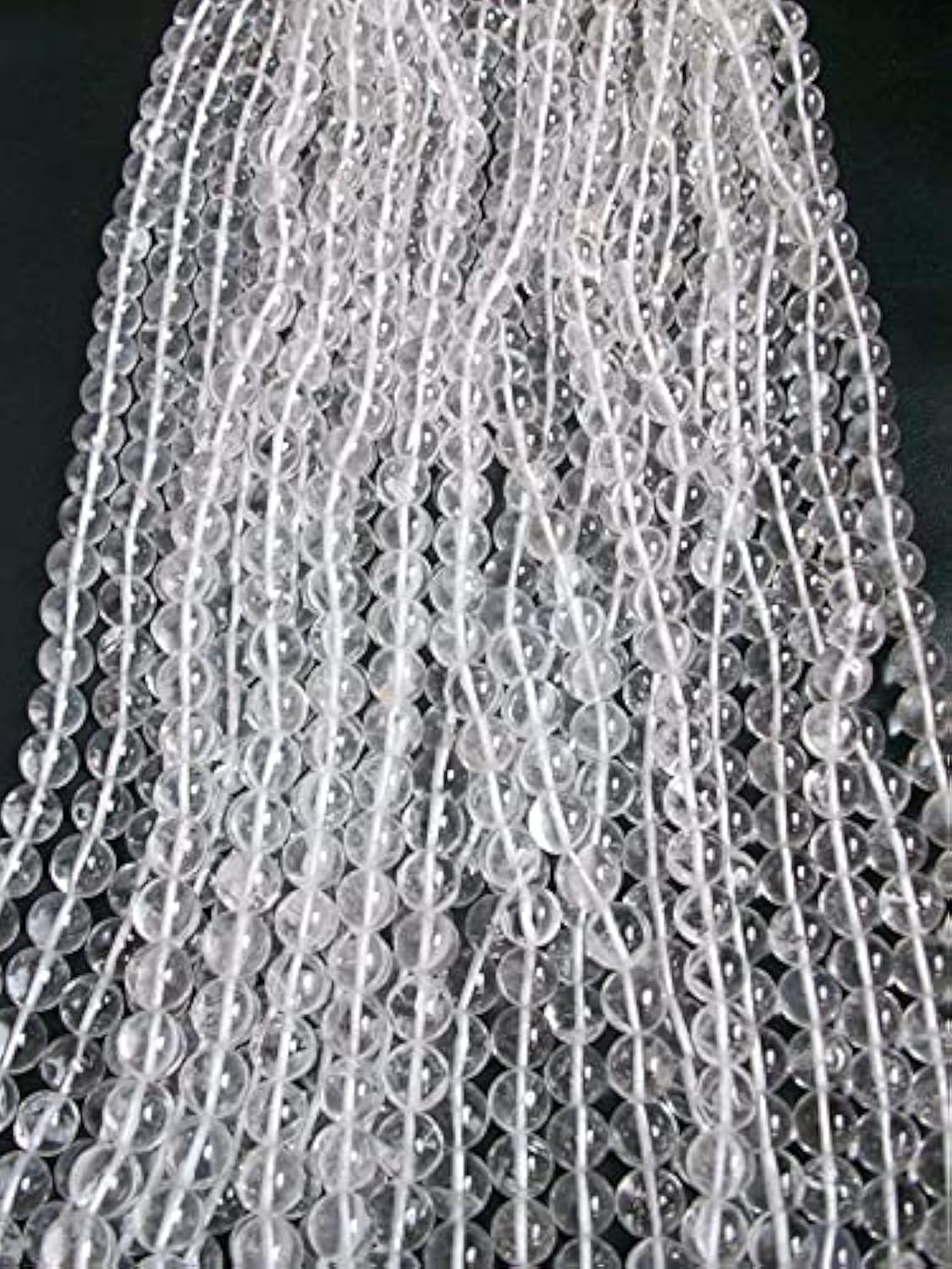 Fil de cristal naturel LKBEADS perles de 6 mm pour créer un bracelet cadeau