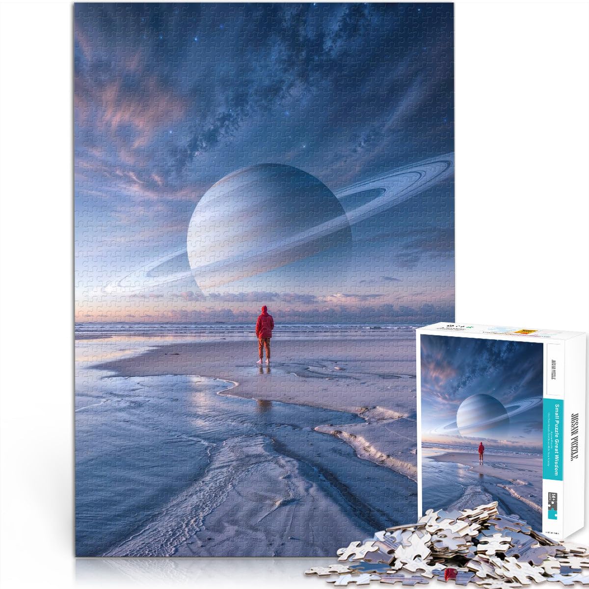 teenagers Puzzles 1000 Piece Jigsaws Horizon's Embrace DIY Toys 38x52cm is ideal as a gift for the whole family for for Age 14