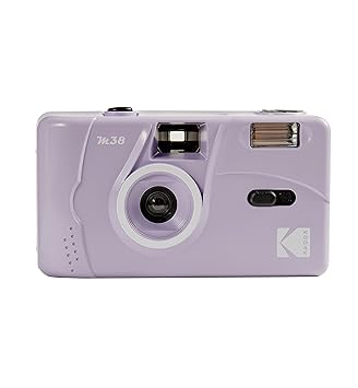 Kodak M38 35mm Film Camera - Focus Free, Powerful Built-in Flash, Easy to Use (Lavender)