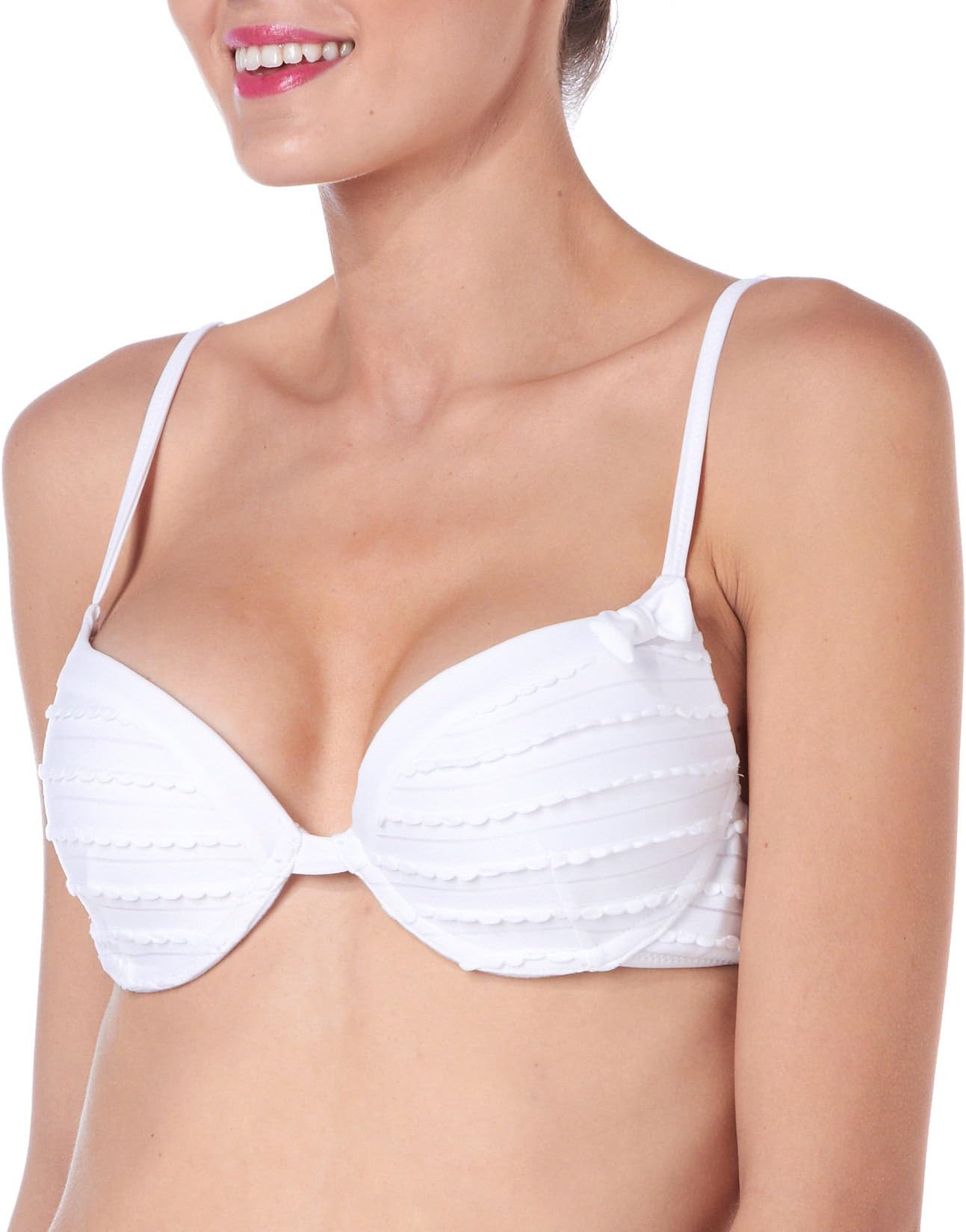 Jessica Simpson Women's Seashells Halter Bikini Top