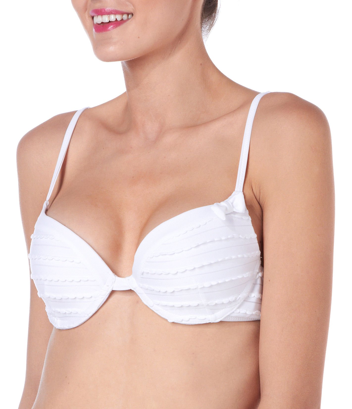 Jessica Simpson Women's Seashells Halter Bikini Top