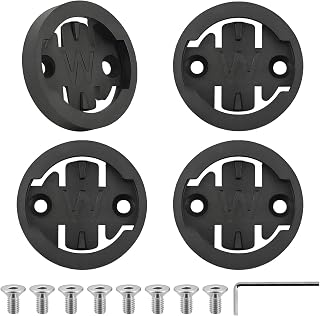 Soporte de bicicleta para Wahoo Elemnt – Soporte para bicicleta – Soporte para bicicleta – Soporte para bicicleta – Adaptador de montaje para bicicleta Wahoo 4 piezas Set de repuesto para bicicleta de