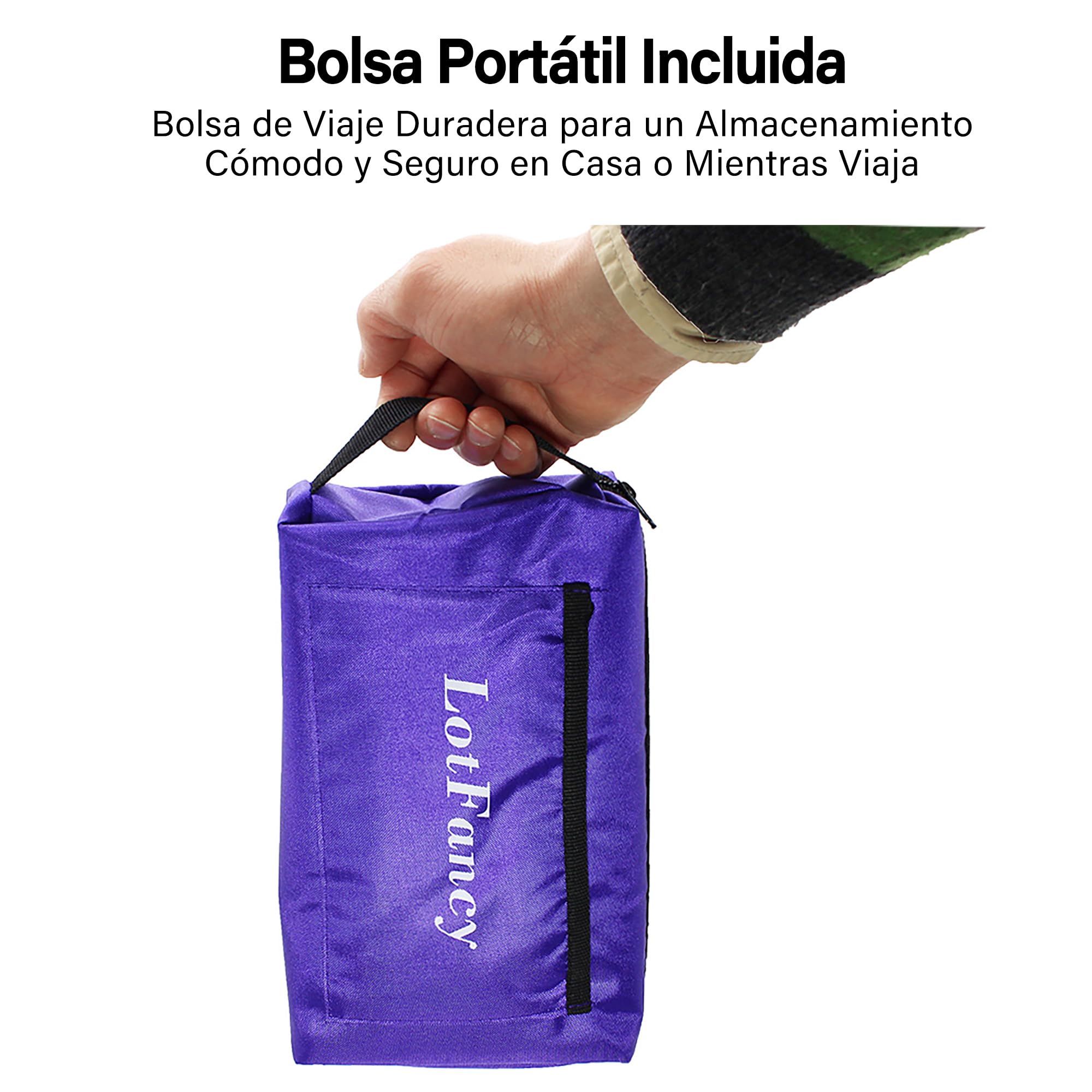 LotFancy Tensiómetro Manual con Estetoscopio, Manguito de Presión Arterial Manual para Servicios de Urgencias, Médicos y Consultorios Médicos (aprox. 25 cm - 40 cm)