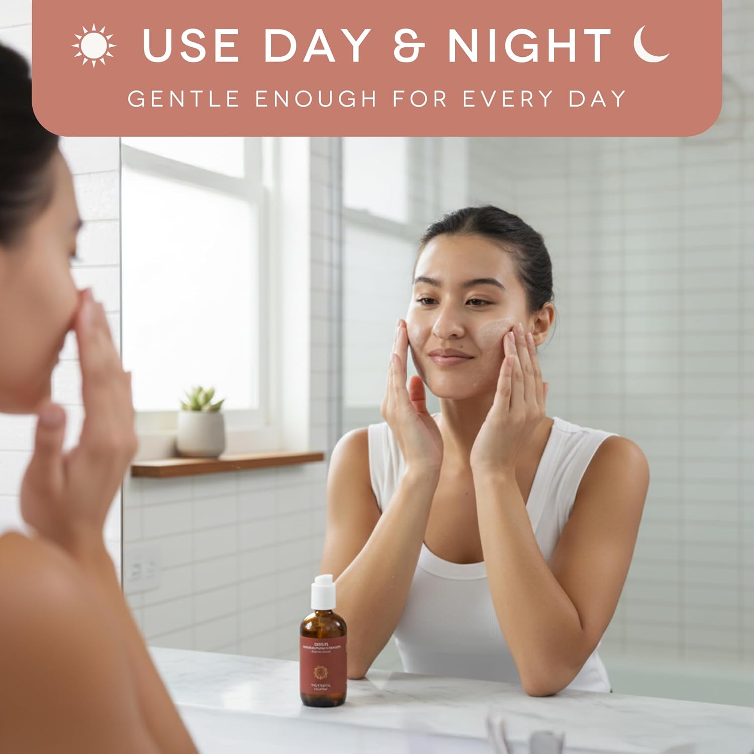 YOUTHFUL BALANCE Niacinamide Face Cleanser - Gentle Sulfate Free Daily Wash for Sensitive Skin - Vitamin B3 for Visibly Refined Pores & Reduced Redness - Fragrance Free - 240ml