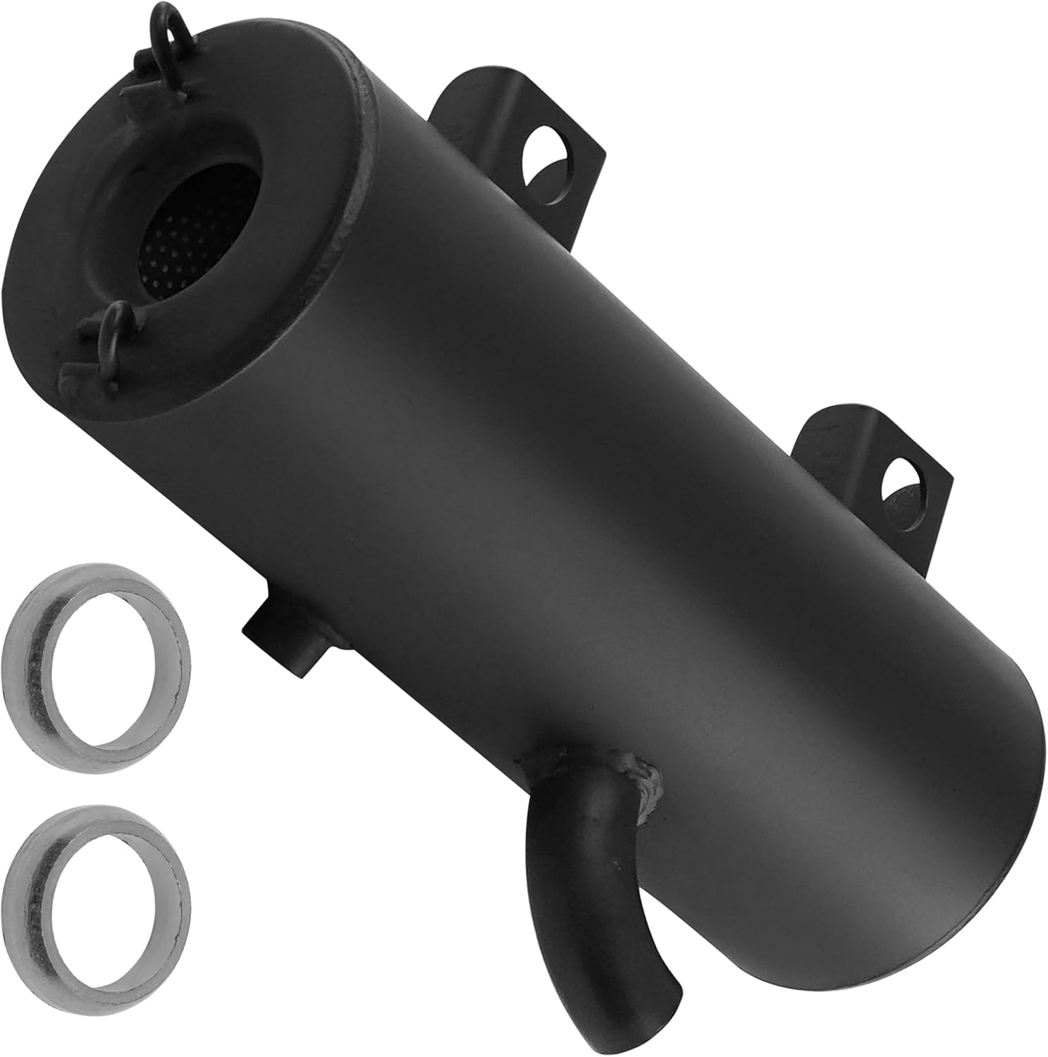 Caltric Muffler Silencer with Gaskets Compatible with Polaris Trail Boss 330 2010 2011 2012 2013