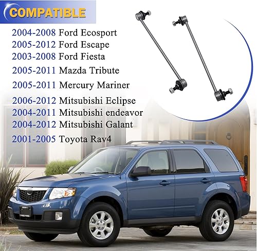 Miniatura 2 de Enlaces de barra estabilizadora de aleación de zinc y níquel para Ford Escape 2005-2012Mazda Tribute 2005-2011Mercury Mariner 2005-2011Toyota