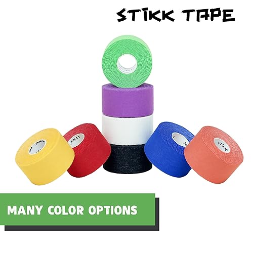 Miniatura 6 de STIKK Green Athletic Tape - Juego de 3 rollos de 11.5 x 11.5ft (45 pies)