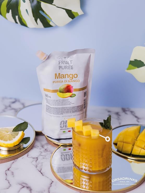 ODK Pure Mango Puree | Cocktails, Cooking, Baking and Desserts, 60cl