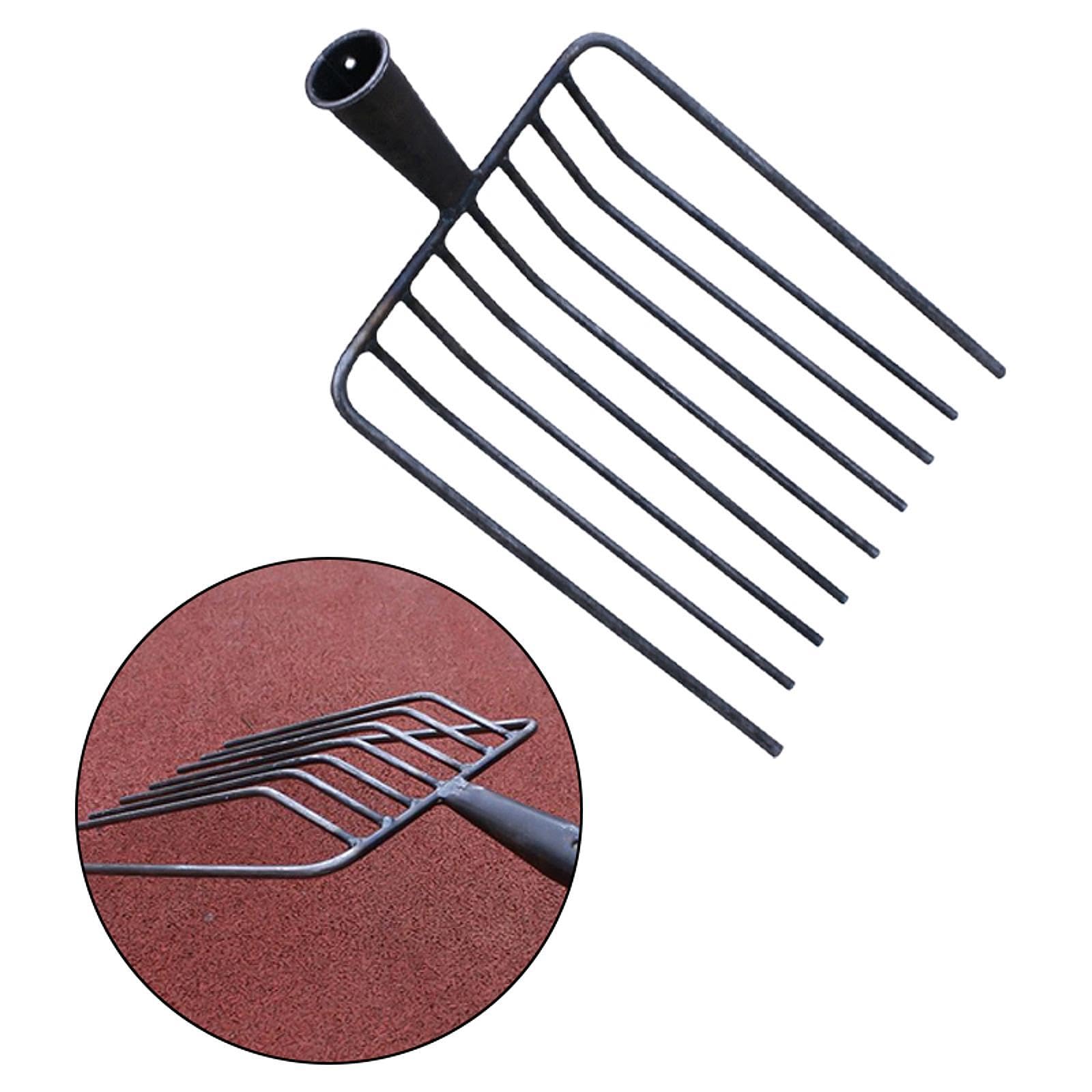 F Fityle Outil de Fourche remplacer la tête Jardin Accessoire, 9 Dents