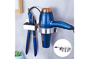 Ultimate Bathroom Hair Dryer Holder: Wall-Mounted Perfection