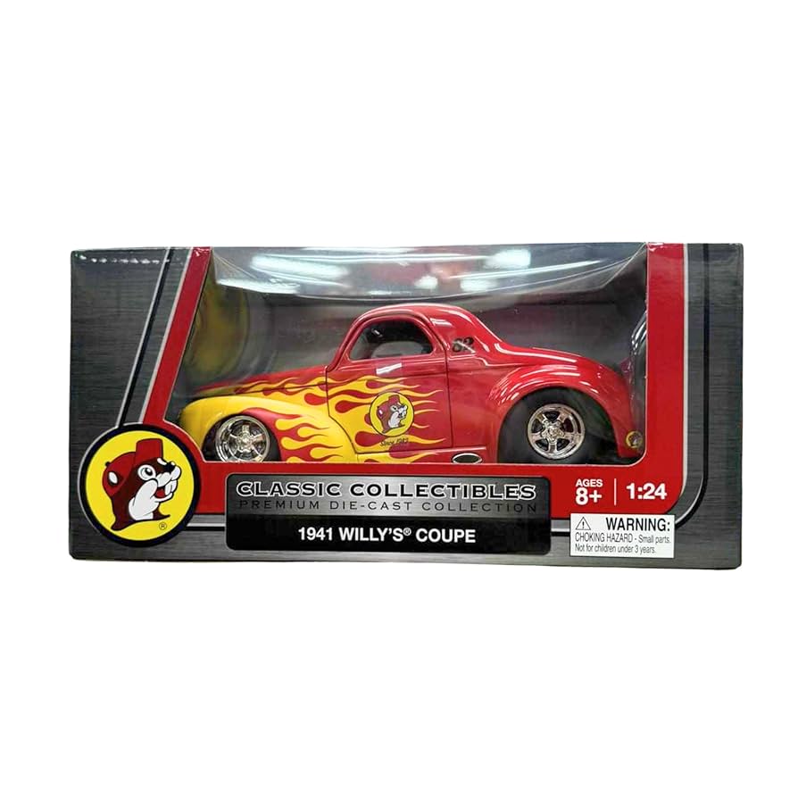 Amazon.com: Buc-ee's 1941 Willy's Coupe Die-Cast Model