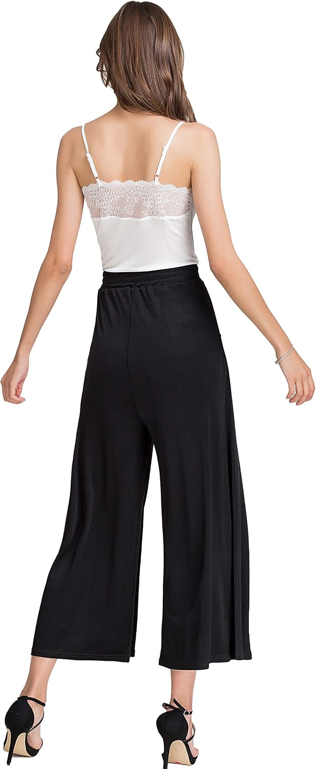 Alexander Women's Pure Mulberry Silk High Waist Pants Striped Pants