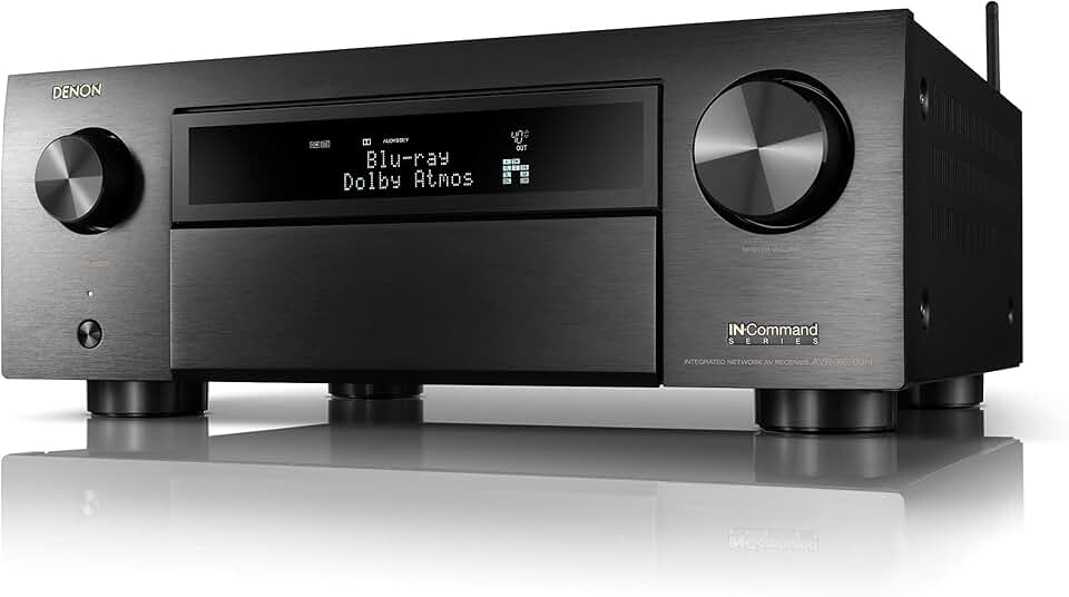 Denon AVR-X6700H 8K Ultra HD 11.2 Channel (140Watt X 11) AV Receiver - 3D Audio & Video with IMAX Enhanced, Built for Gaming, Music Streaming, Alexa + HEOS