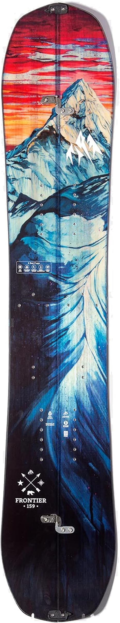 JONESSnowboards Men’s Frontier Splitboard, Directional Freeride