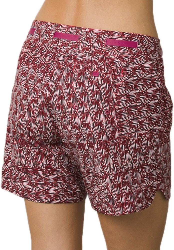 prAna Silvana Board Shorts Medium Pomegranate Seashells