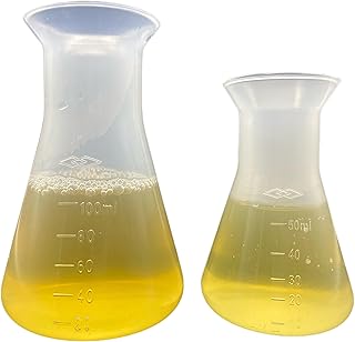 Plastic Erlenmeyer Flask 50ml 100ml Laboratory Chemical Erlenmey Students Kids Education Learning Tool