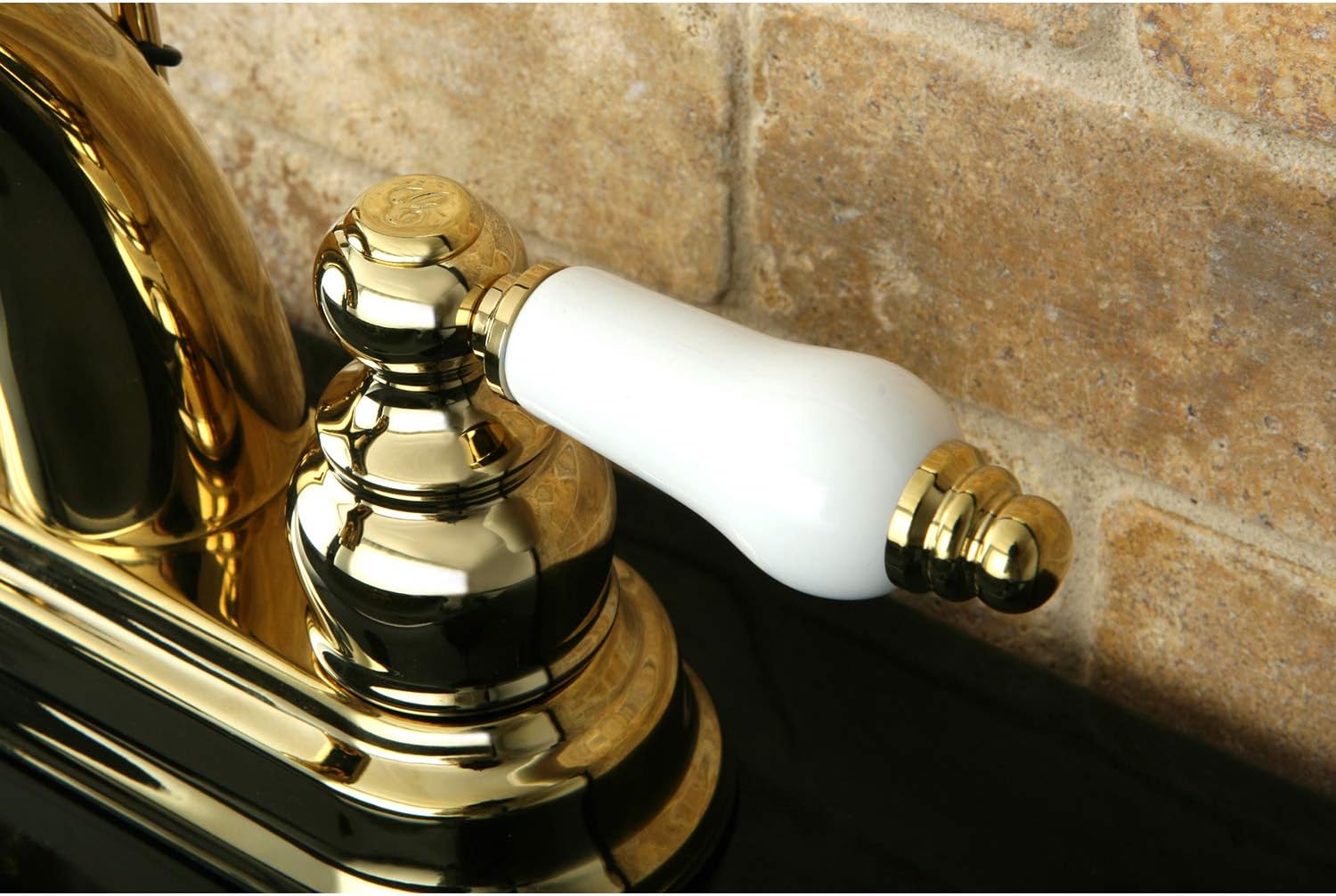 Big Sale Elements of Design Chicago EB5612PL Centerset Lavatory Faucet with Retail Pop-Up, 4-Inch, Polished Brass
