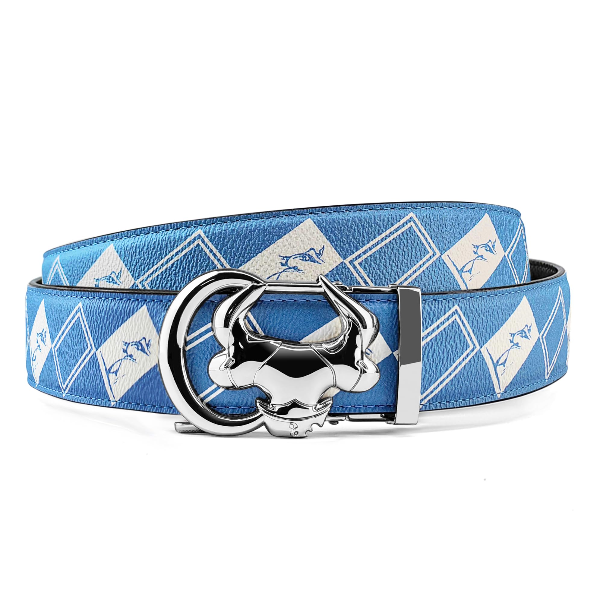 Coipdfty Cowboy Belt for Men Leather Ratchet Dress Belts for Men Adjustable Belt