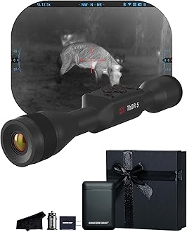 ATN Thor 5 640 Smart HD Thermal Scope with 640x480, 12 Micron Sensor | Magnification, Full HD Video Recording, Smooth Zoom | Exclusive Signature Series Kit