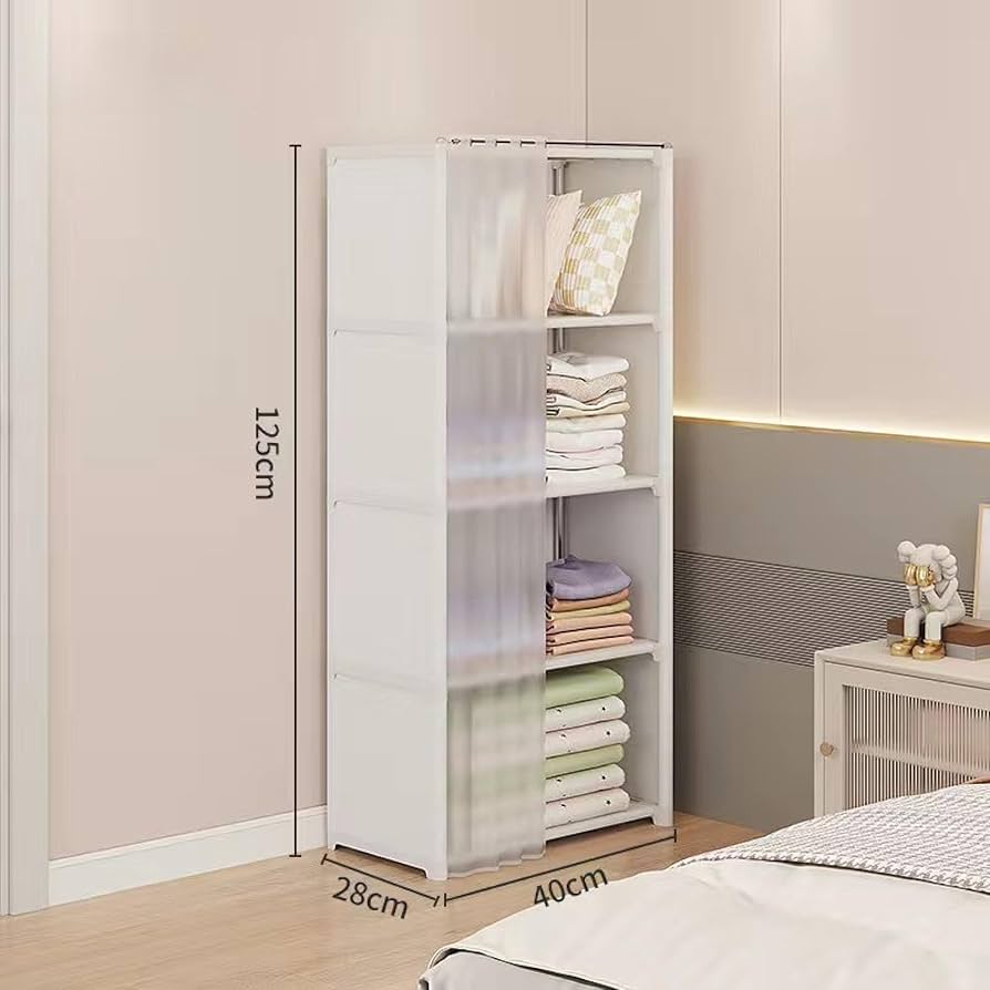 Amazon｜Duyinyanワードローブ カバー付き 大容量 ーゼット ハンガー