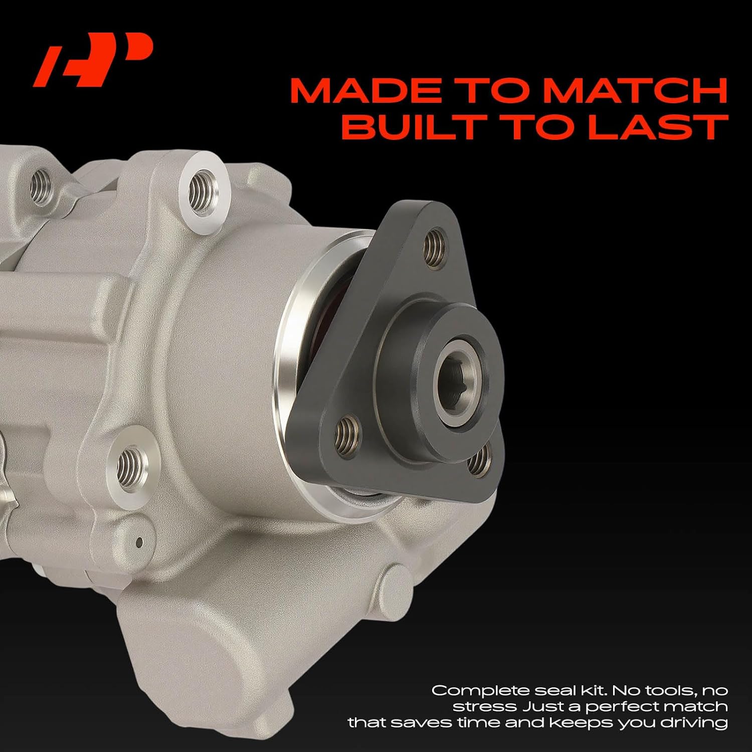 A-Premium Power Steering Pump Compatible with BMW 323i 1997-1999, 323is 1998-1999, 325Ci/325i 2002, 325xi/330xi 2001-2005, 328i/328is 1996-1999, 330Ci/330i 2001-2002, 2.5L 2.8L 3.0L