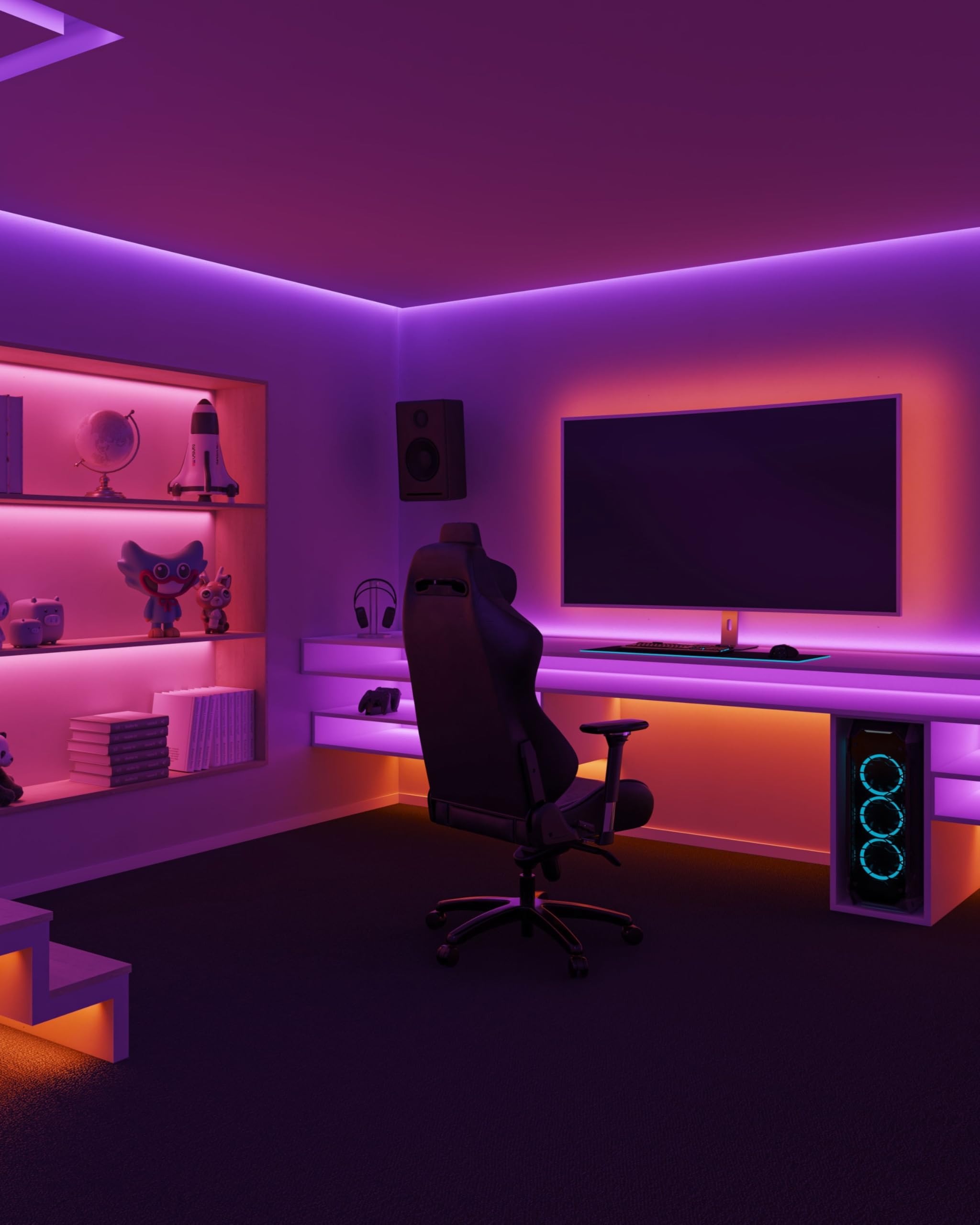 Philips Hue Solo LED Streifen - 5 Meter - Weiß/Farbe | Lightstrip - Inkl. Hue Dimmer Switch - Hue White and Color Ambiance
