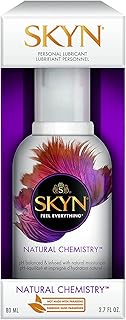 Natural Chemistry Lubricant – 2.7 fl. oz – pH-Balanced, Water-Based Lube Infused with Natural Moisturizer​