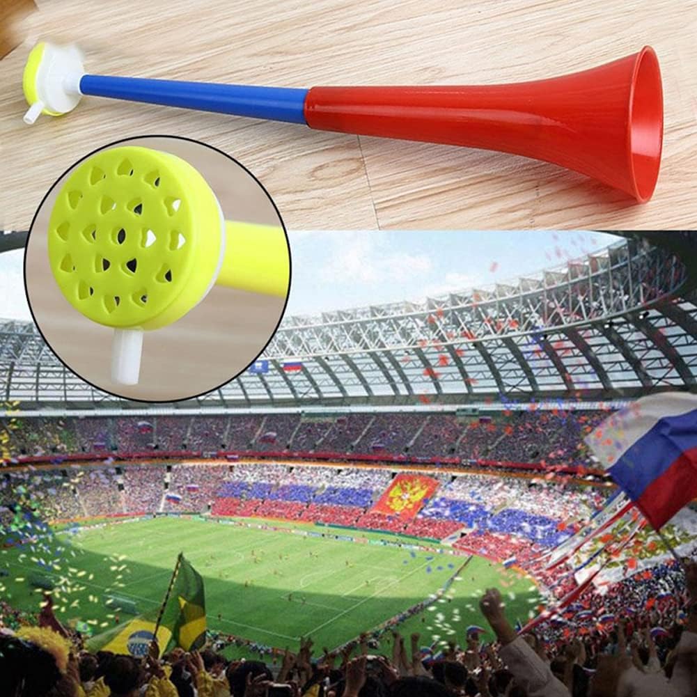Horn Noise Maker Mini Megaphone Adjustable Plastic Football Stadium Cheer Fan Trumpet Random Color 5pcs : Sports & Outdoors