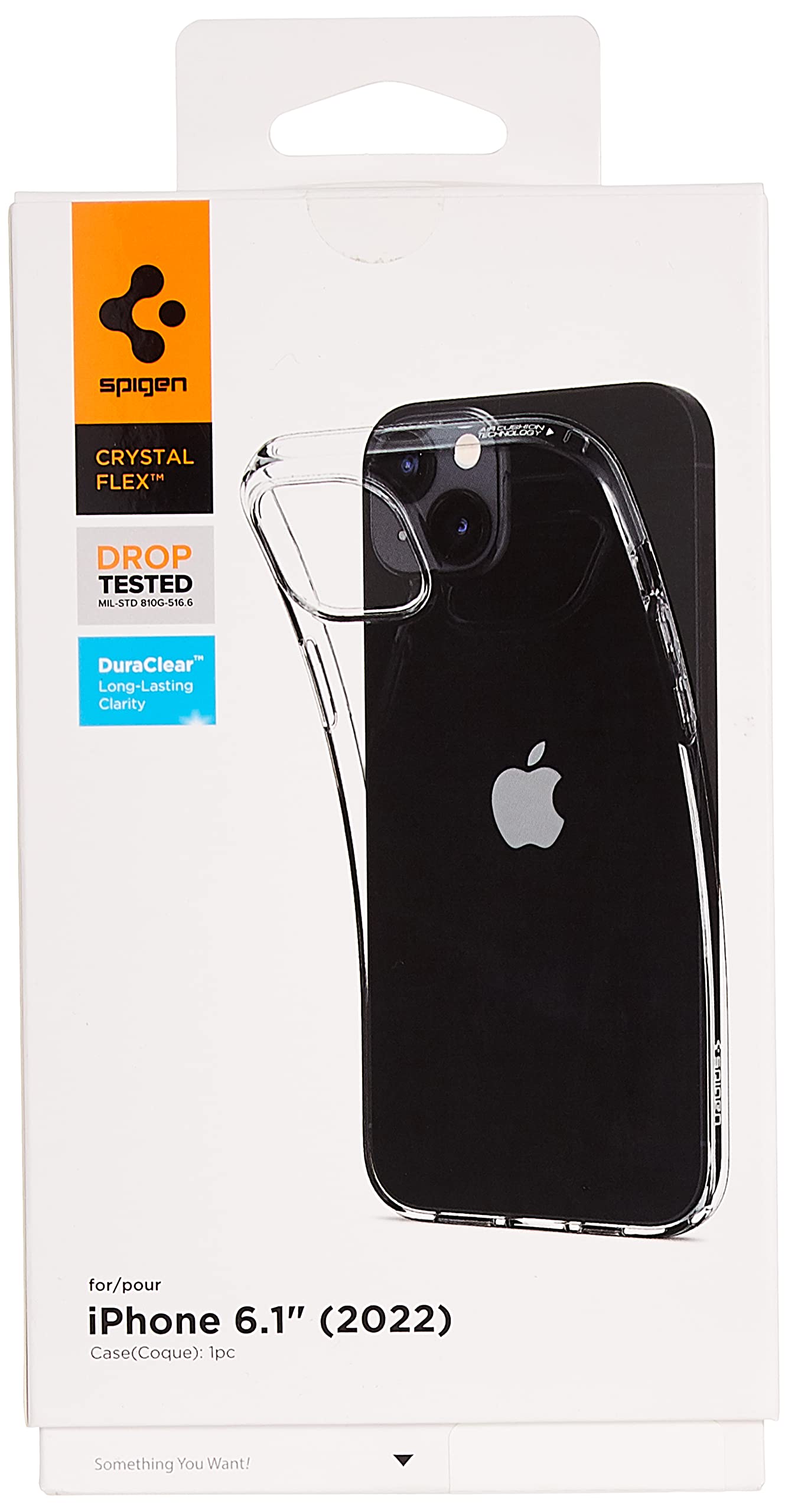 Crystal Flex Case for iPhone 14, Crystal Clear