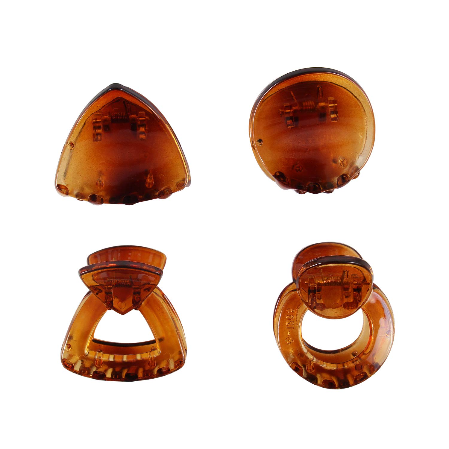 Missy Essentials- Jawclips Brown, brown, 40 g (Pack of 4)-image-32
