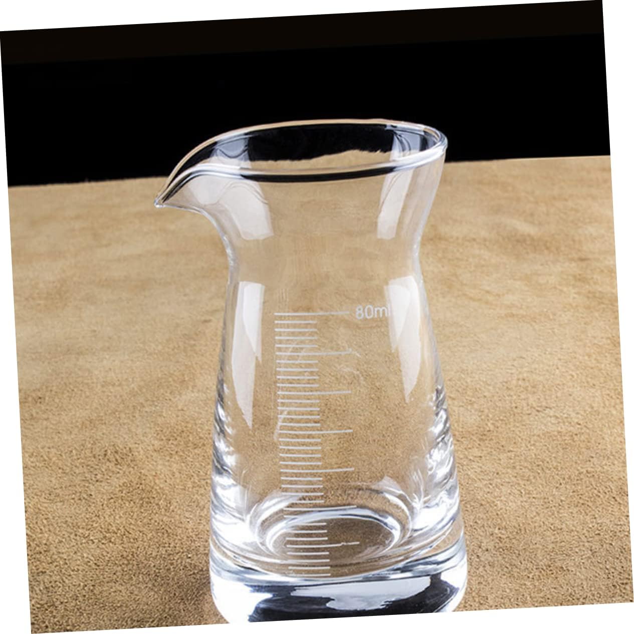 6pcs Glass Measuring Cups Drinkware for Precise Liquor Measurement and Lightweight Bar Accessories Easy Read Markings for Accurate Pouring