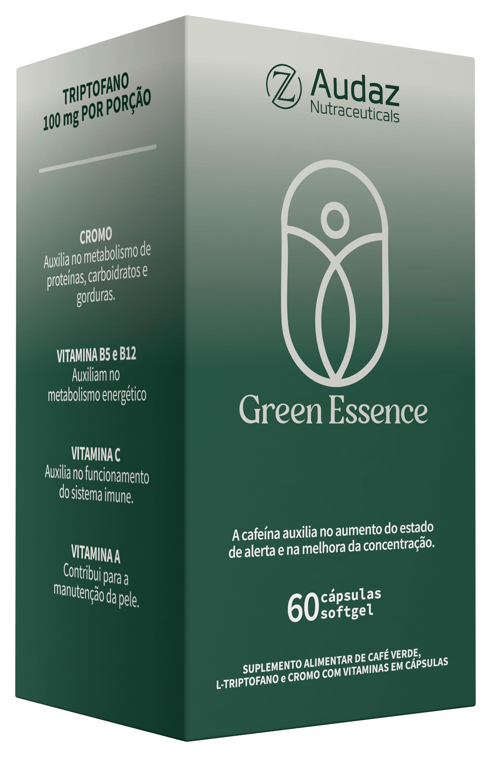 Audaz - Green Essence 60 cápsulas | Amazon.com.br