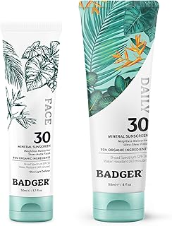 Badger SPF 30 Mineral Daily Face Protector so...