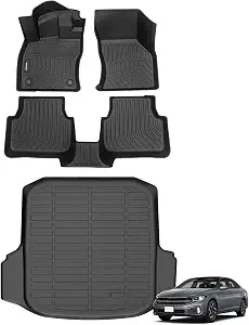 ANBINGO TPE All-Weather Floor Mat and Cargo Liner Set for Volkswagen Jetta (2019–2025)