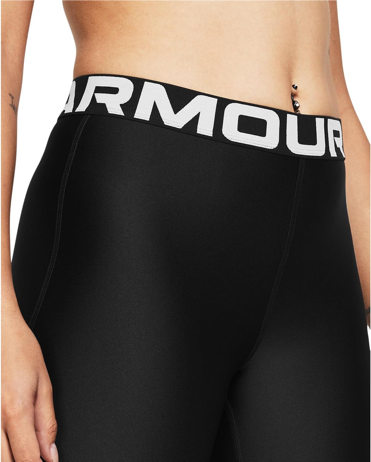 Under Armour Womens HeatGear Authentics 8" Shorts - Image 3