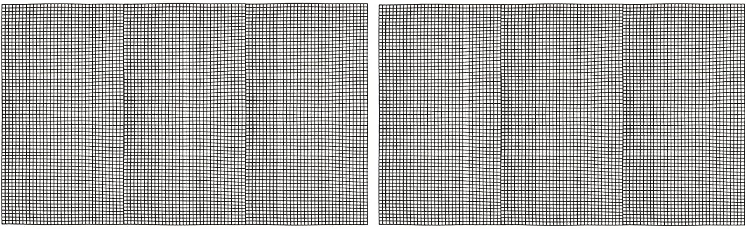 MECCANIXITY Plastic Mesh Canvas Sheet 50x33cm/20x13inch Black Blank Canvas Rectangle 4mm Hole for Embroidery Needlepoint, Knit Crochet Mesh, Pack of 2