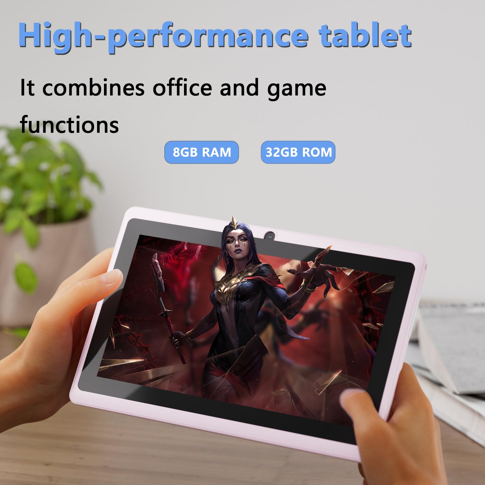 Amazon.com : ZZB 7 inch Tablet Android 14, 8GB RAM (5GB Expandable