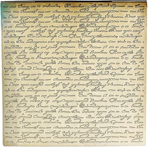 Miniatura 2 de DDOUJOY 2212168 - Palabras de tamaño grande de 8 x 8 pulgadas con puntos de estrella de amor cuadrícula fondo carpetas de plástico en relieve para