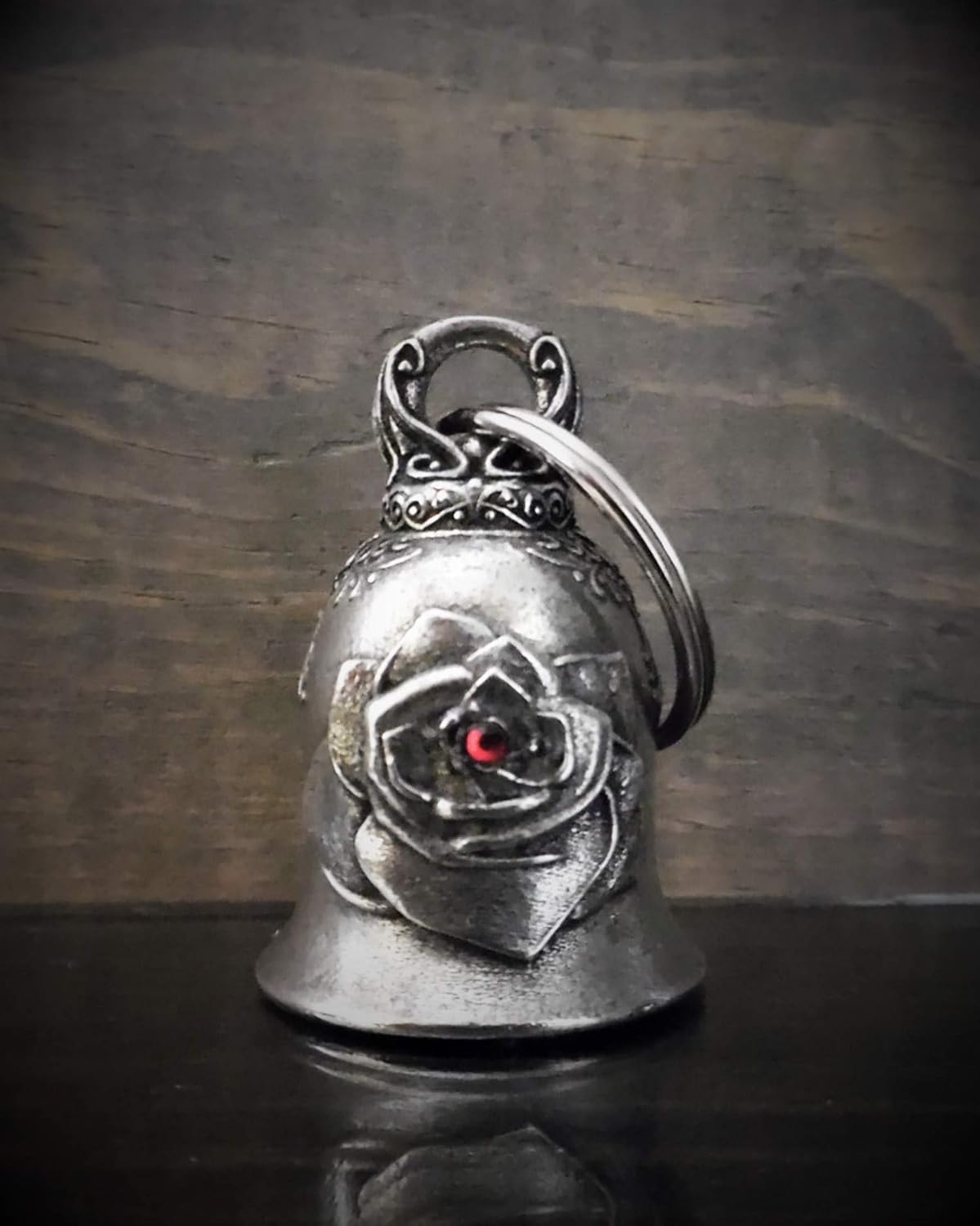 Bravo Bells Rose Diamond Bell - Biker Bell Accessory or Key Chain for Good Luck on The Road - Image 4